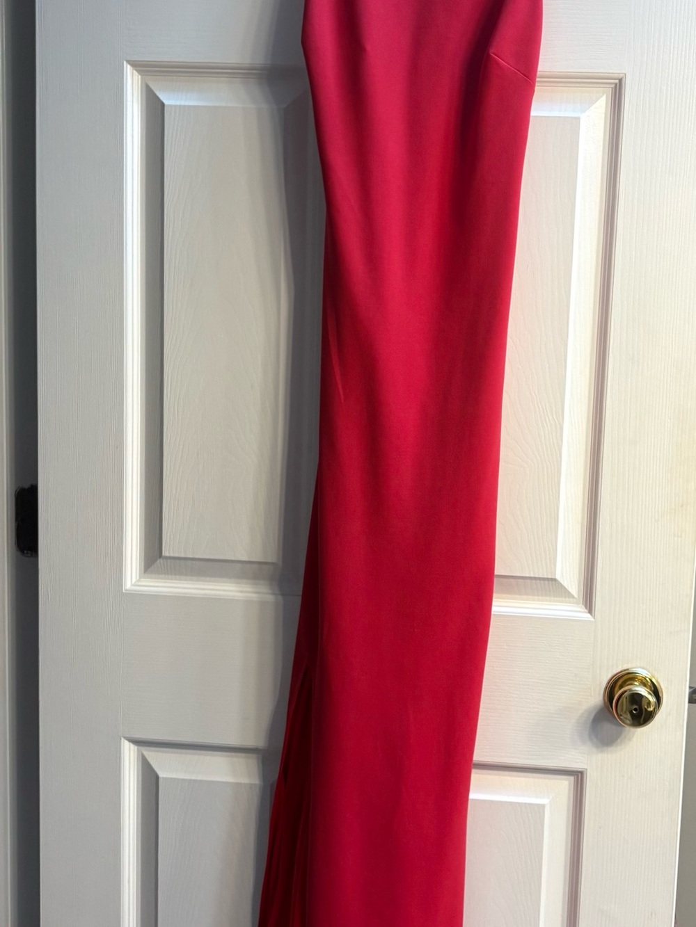 Badgley Mischka Vibrant Red Maxi Skirt